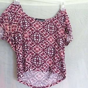 Multicolored crop top